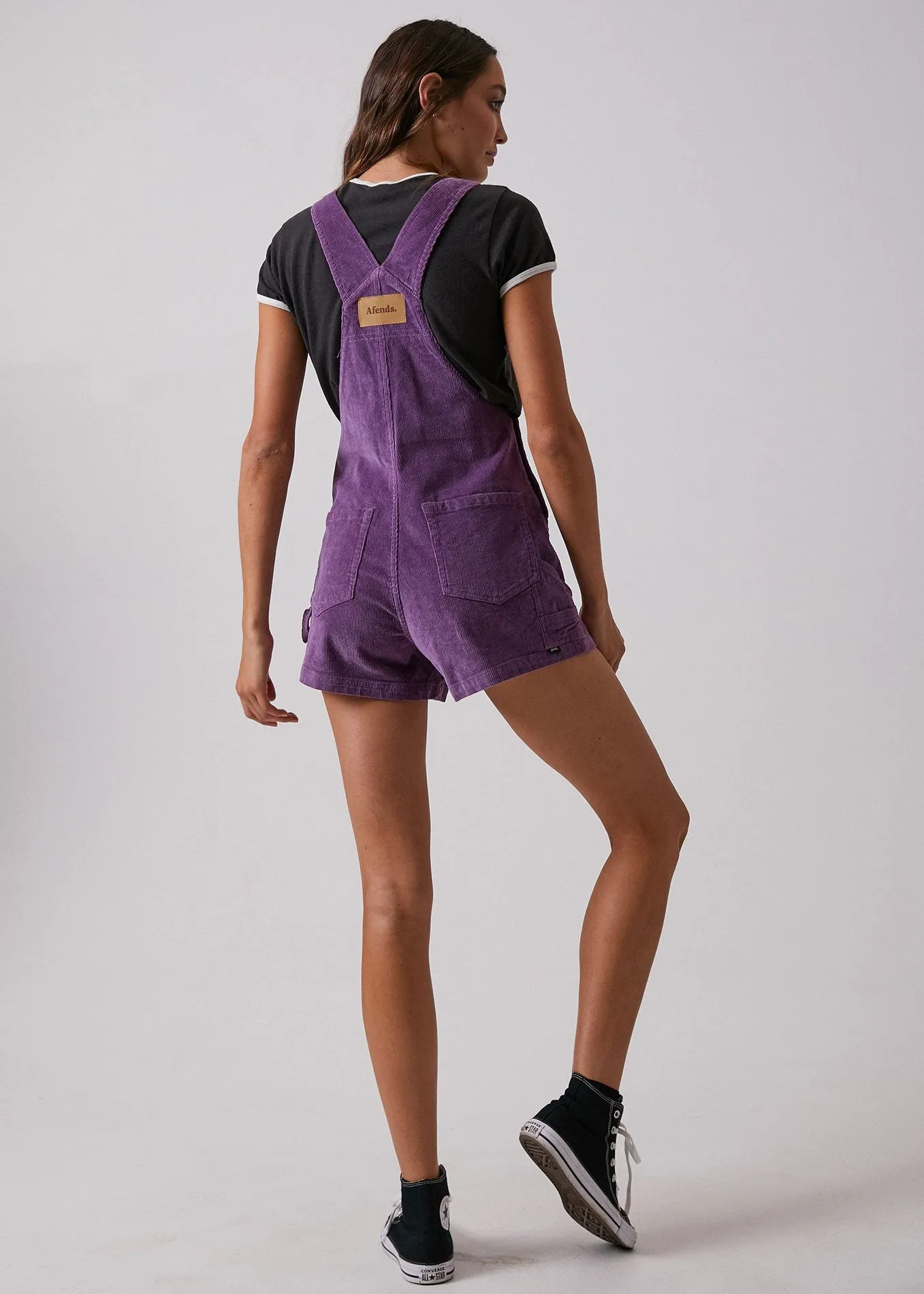 Afends Womens Junebug - Cord Overalls