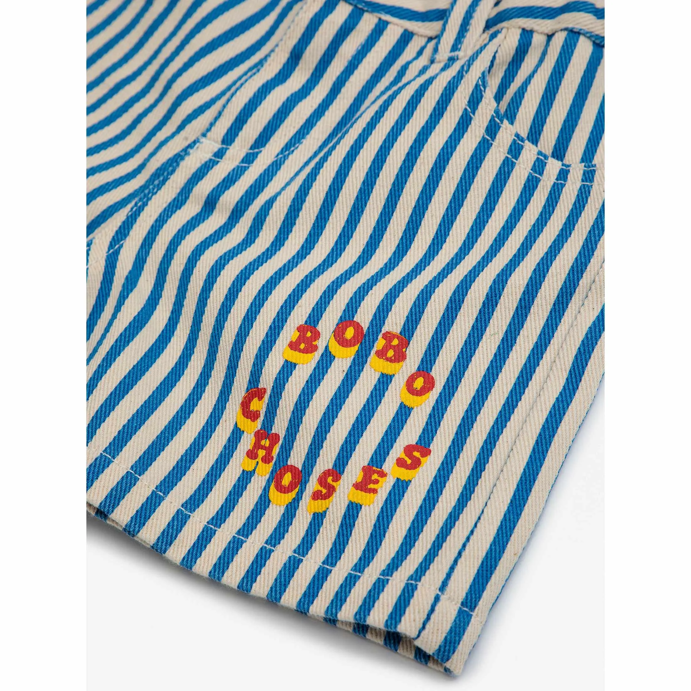 Bobo Choses - Bobo Choses Circle stripes woven shorts