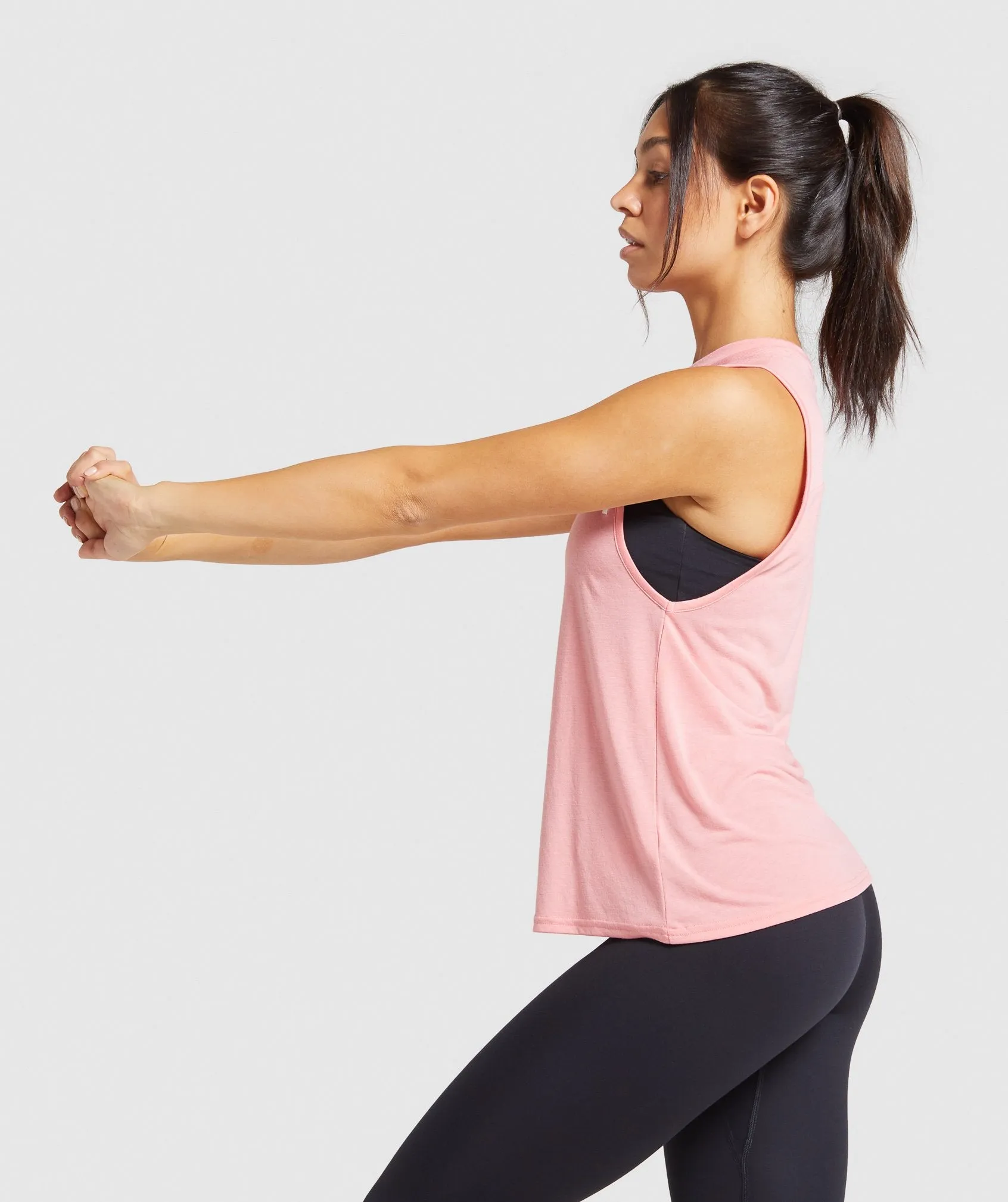 Gymshark Training Oversized Tank - Light Coral