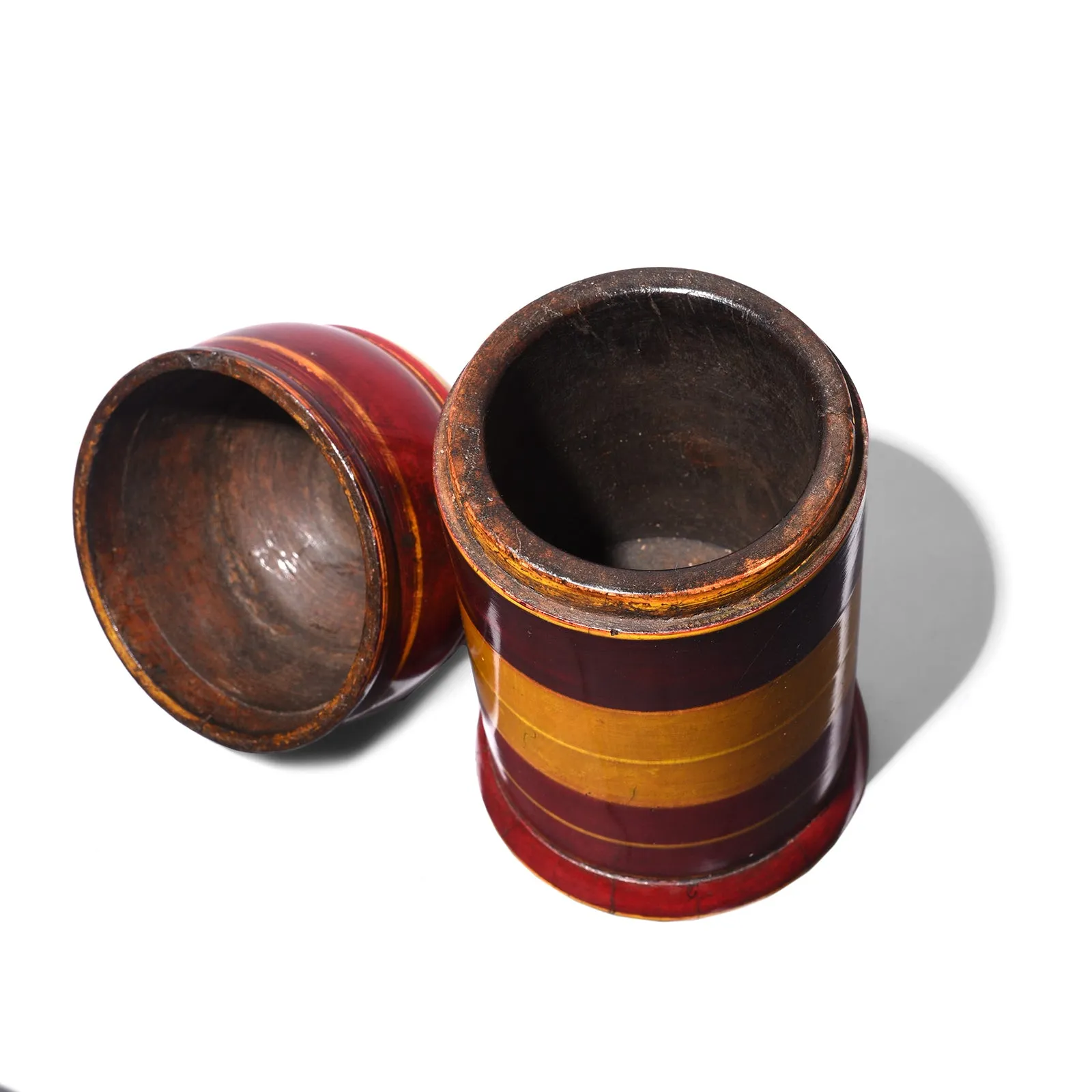 Reproduction Lacquer Pot From Rajasthan