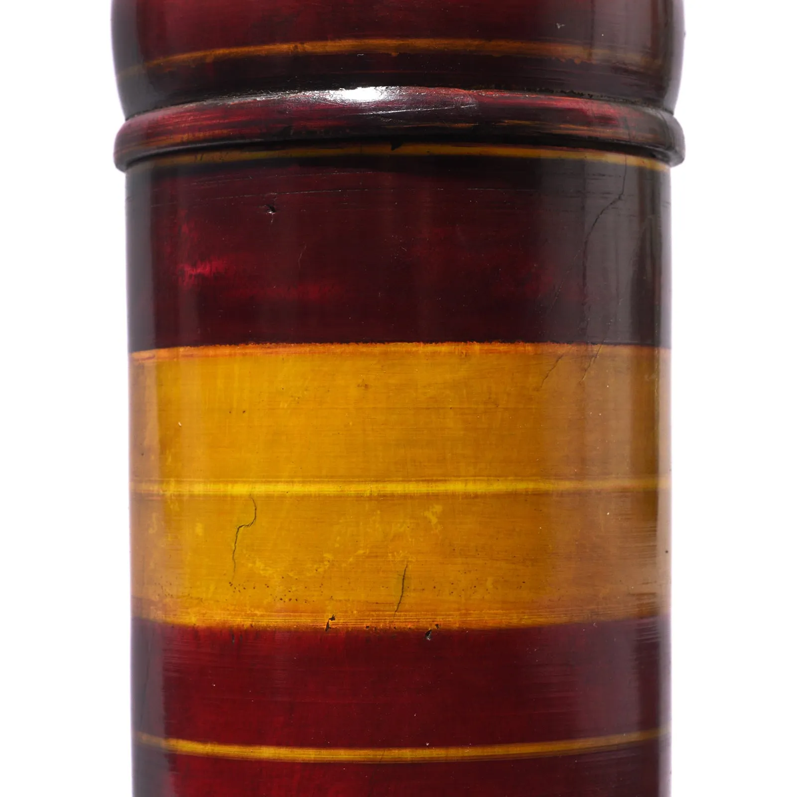 Reproduction Lacquer Pot From Rajasthan